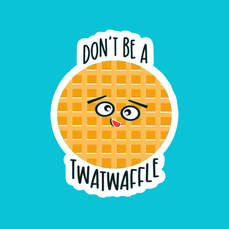 Twatwaffle Sarcastic Sticker