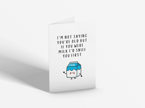 Sniff You Joke Birthday Card